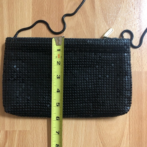 2pc lot - SEQUIN + METAL MESH evening/formal small handbag/wristlet+crossbody - Picture 10 of 15